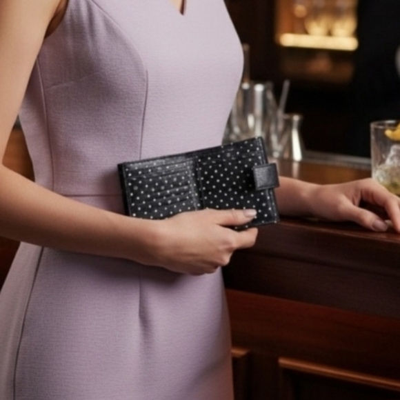 Gucci Calfskin Interlocking G French Flap Wallet Purple